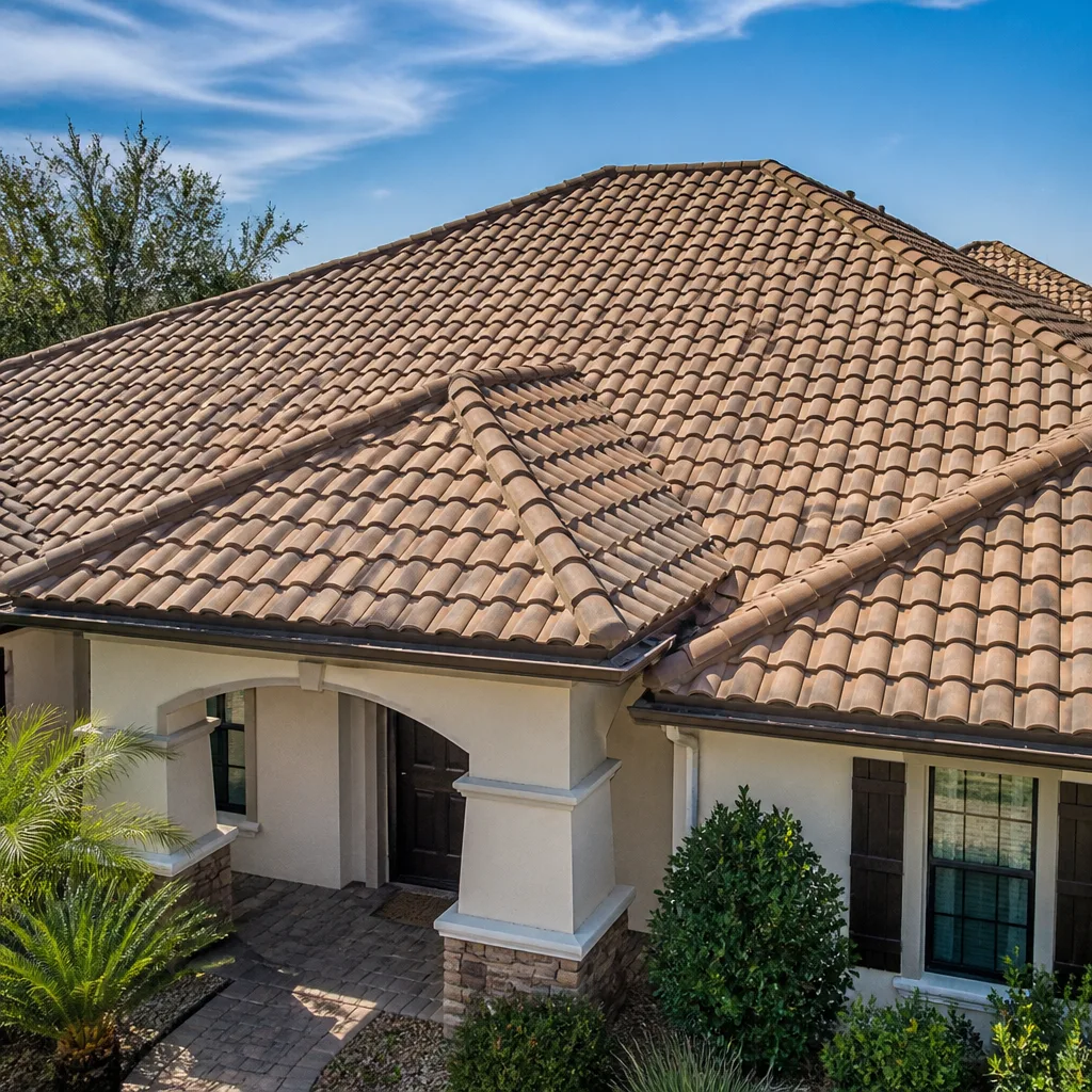 Tile roofing